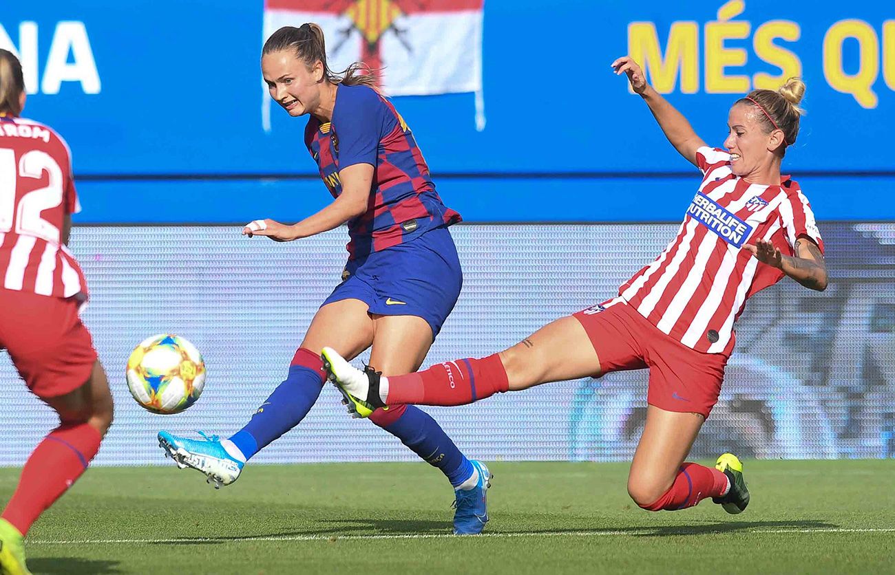 El Barça y el Atlético Femenino en el Clásico