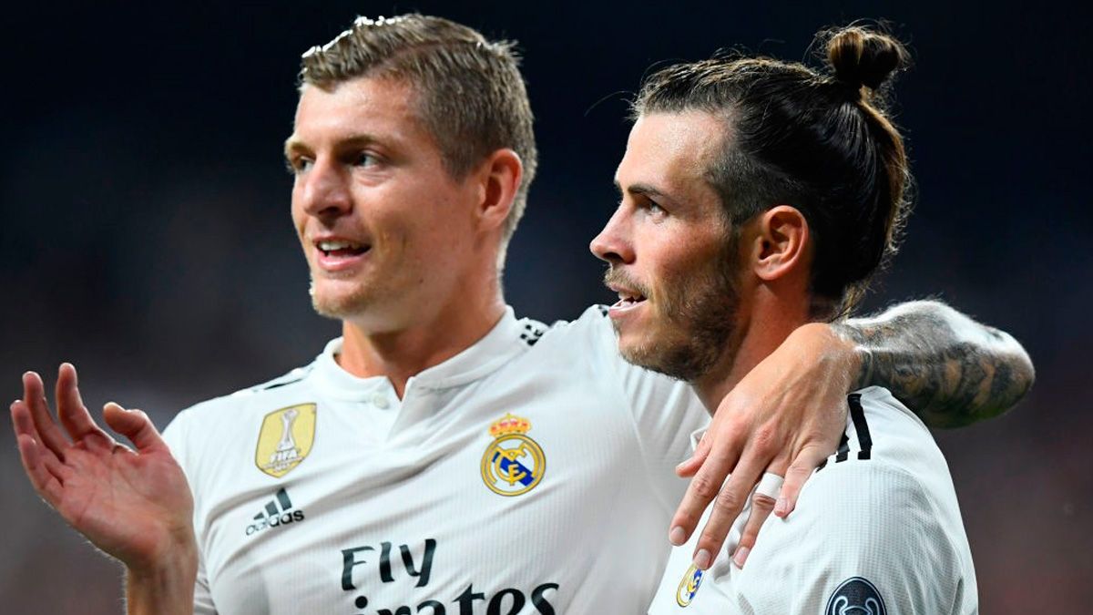 Gareth Bale y Toni Kroos en un partido del Real Madrid