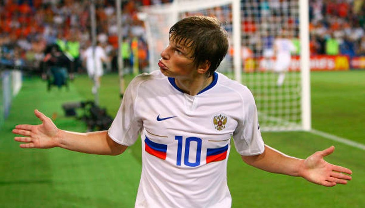 Andrey Arshavin, durante un partido