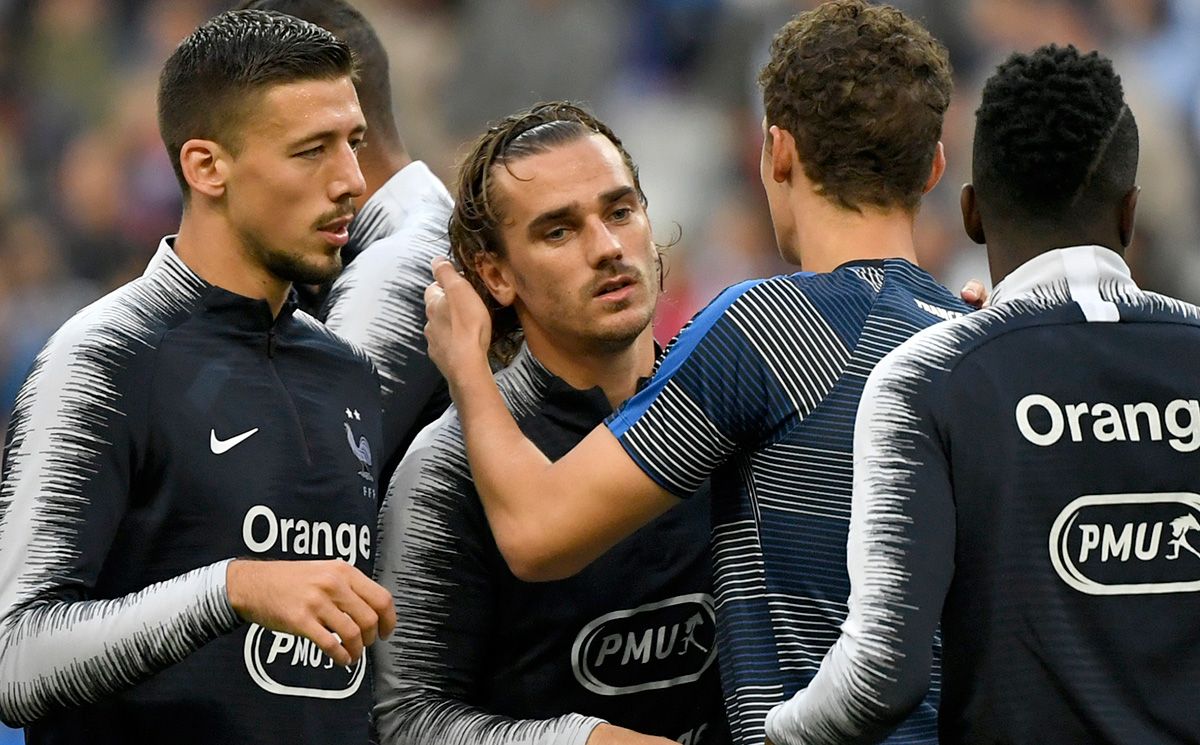 Griezmann and Lenglet, classified with France for the Euro 2020