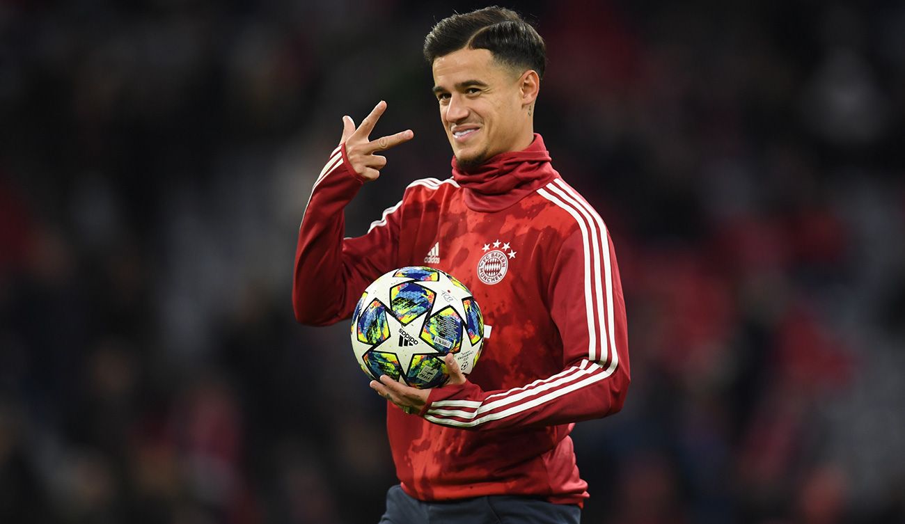 Coutinho In the warming with the Bayern of Munich