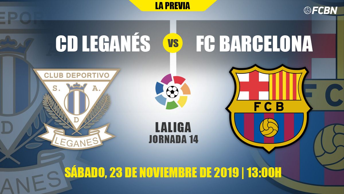 Previous of the Leganés-Barcelona