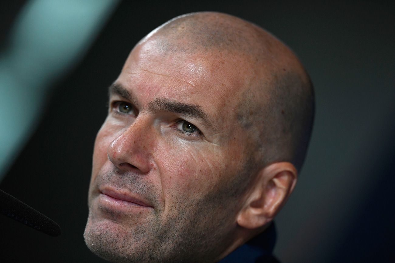 Zidane en rueda de prensa antes del Madrid-PSG
