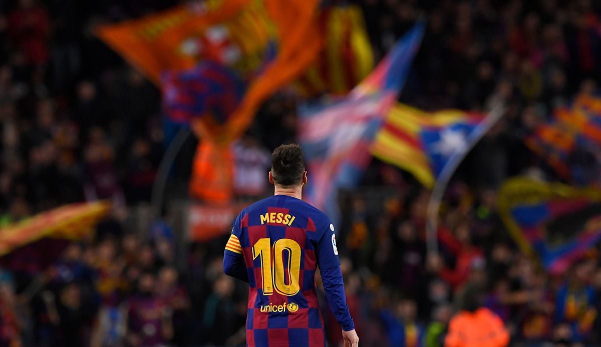 Leo Messi, durante uno de los últimos partidos en el Camp Nou