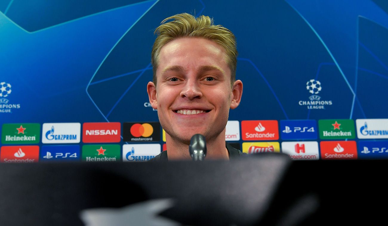 Frenkie Of Jong in press conference