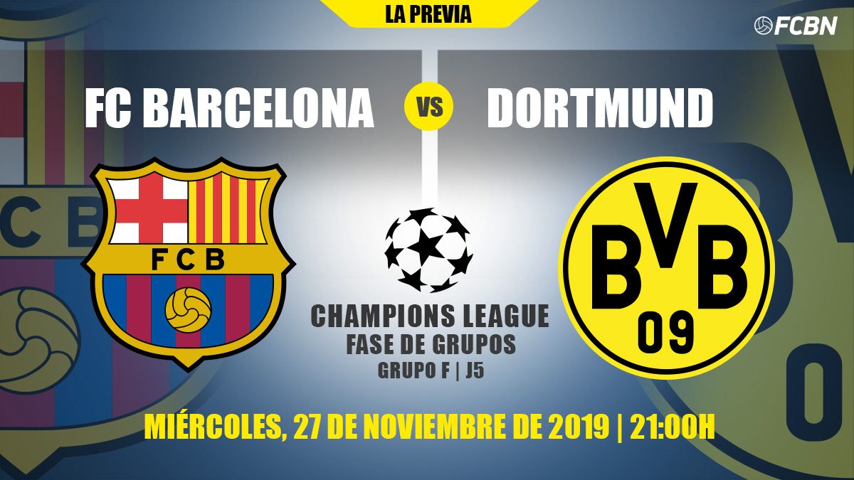 Previous of the Barça-Dortmund of Champions