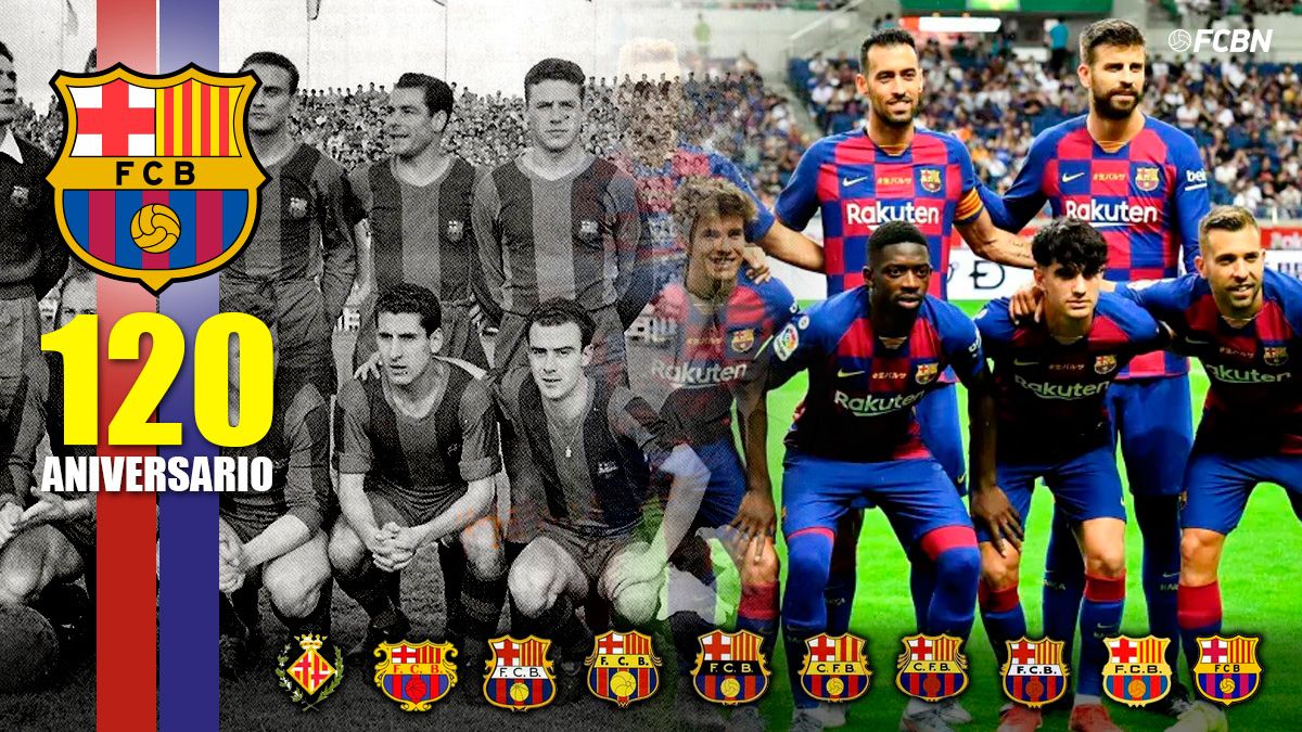 El Barça cumple 120 años desde su fundación