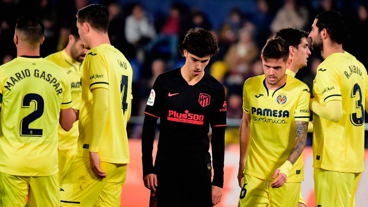 Joao Félix se lamenta durante el Villarreal-Atlético de Madrid de LaLiga