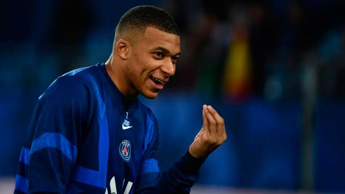Kylian Mbappe, in an image of archive