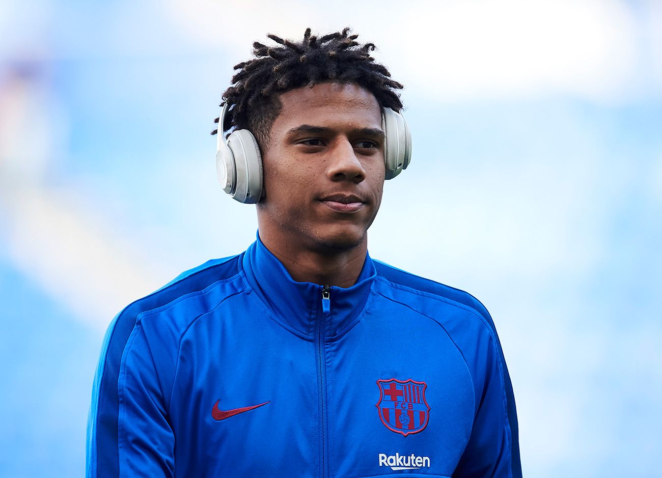 Todibo Before the Real Sociedad-Barça