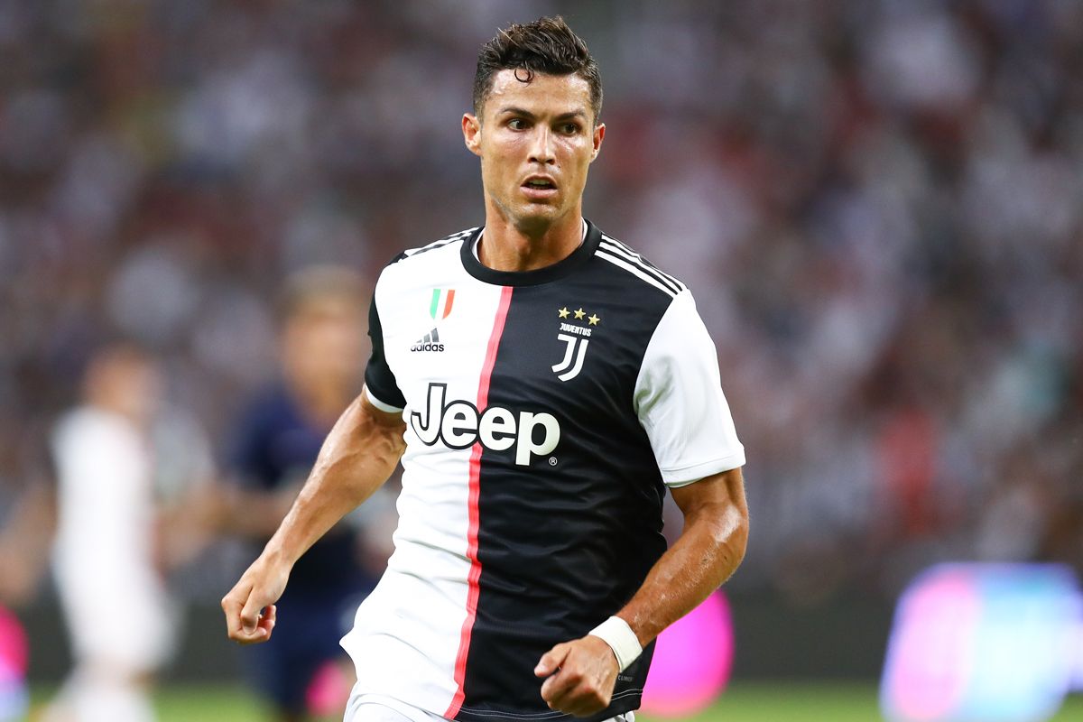 Cristiano Ronaldo, in a match with the Juventus