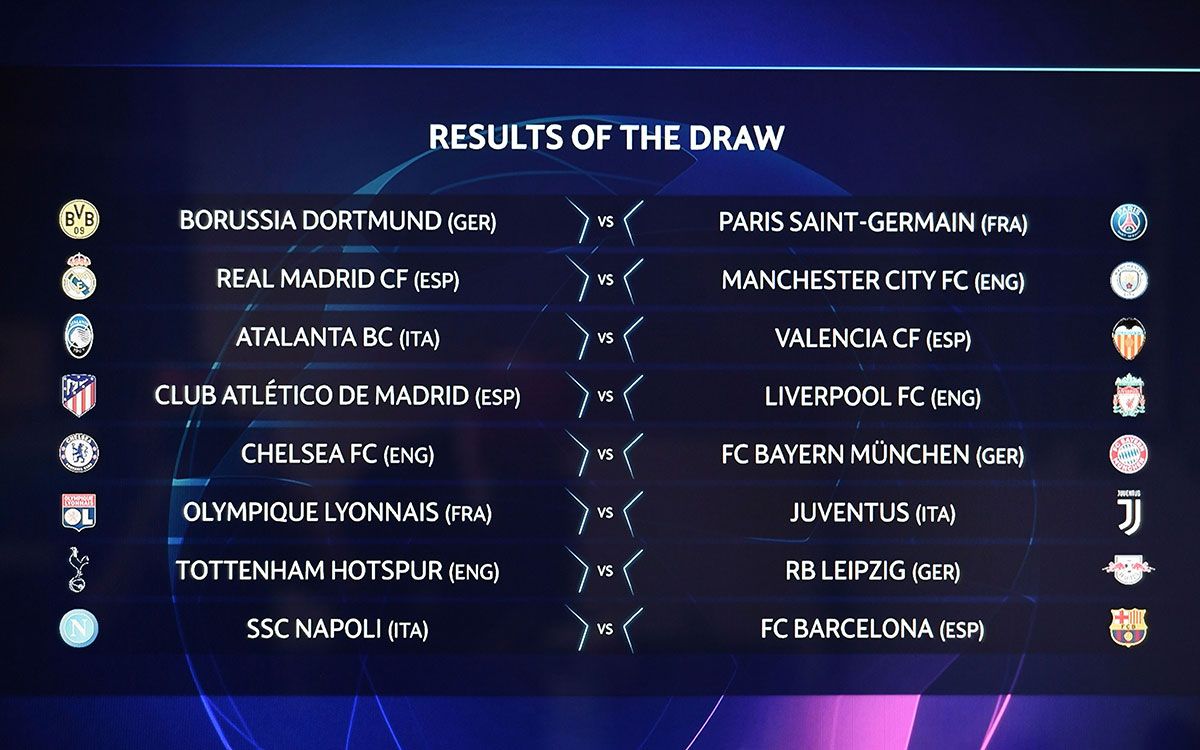 champion league schedule 2019