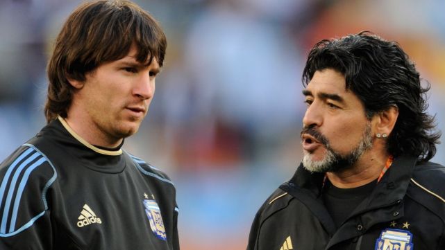 Maradona niega rotundamente su mala relación con Messi