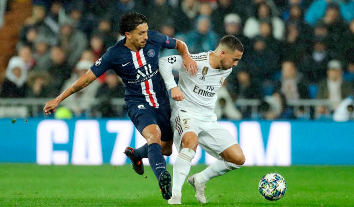 Marquinhos, in the match against the Madrid