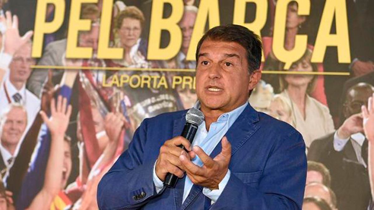 Joan Laporta, in a file image