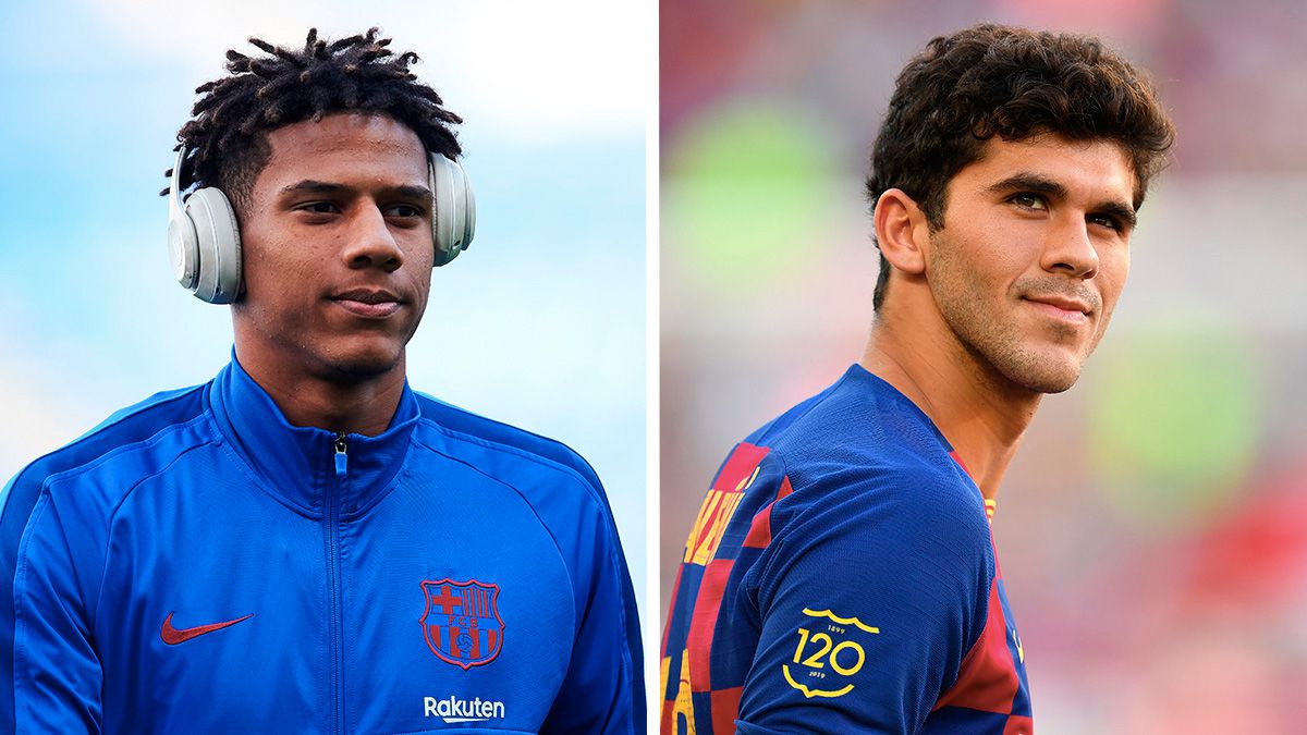 Jean-Clair Todibo and Carles Aleñá, young promises of the FC Barcelona