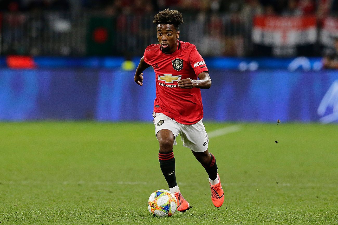 Angel Gomes, midfield player of the Manchester United