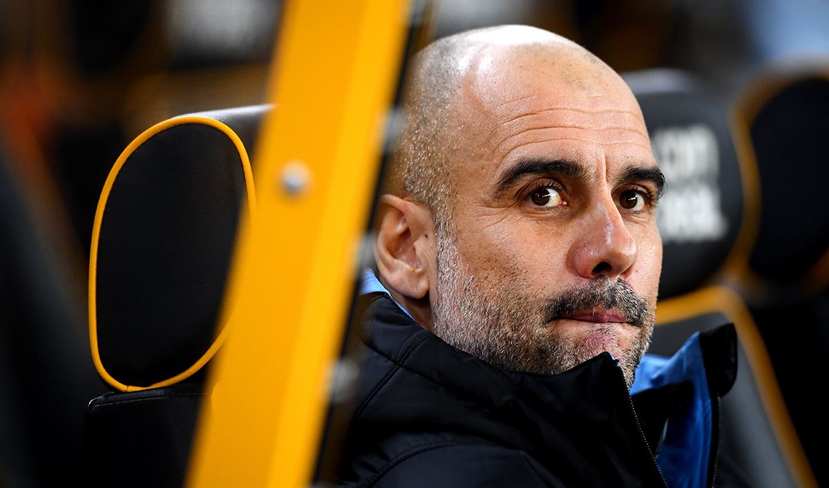 Pep Guardiola, during the Wolverhampton-Manchester City