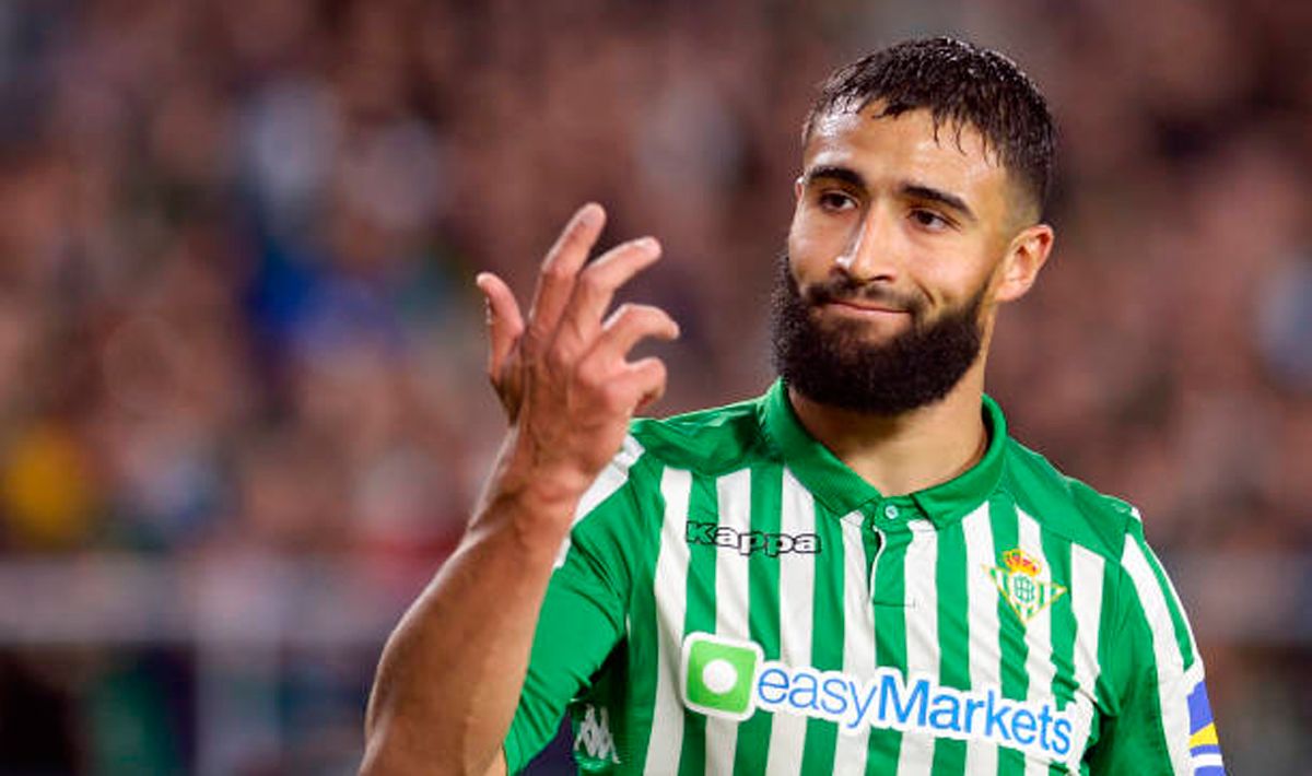 Nabil Fekir during a match of Real Betis