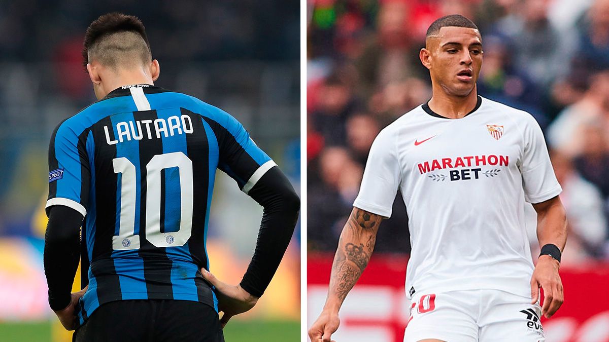 Lautaro Martínez and Diego Carlos, possible signings for the FC Barcelona in 2020