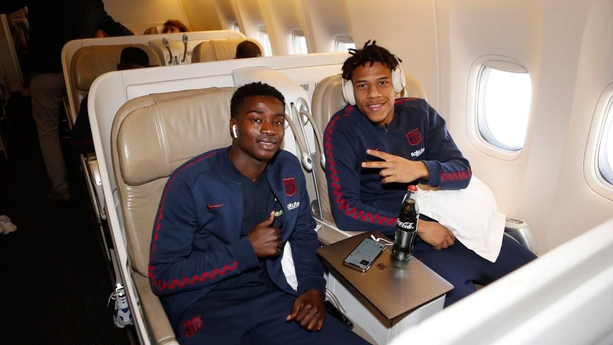 Jean-Clair Todibo in a trip with Barça | FCB