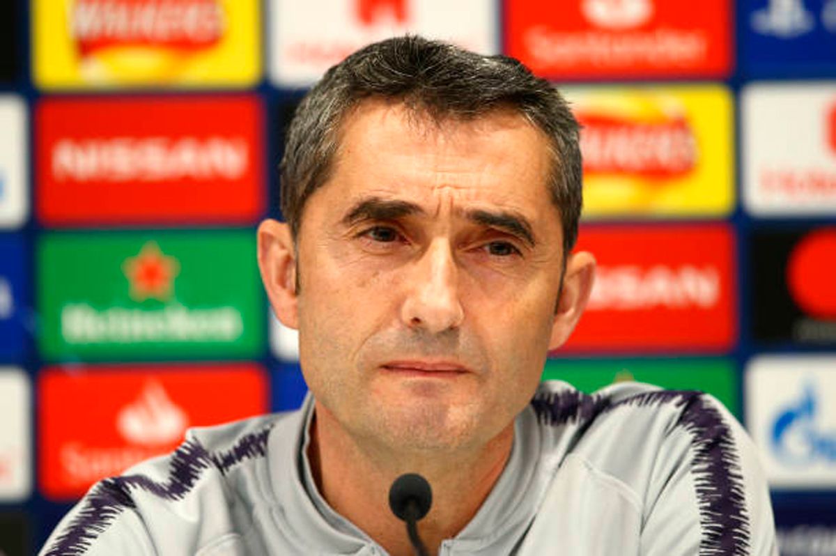 Ernesto Valverde, in a press conference