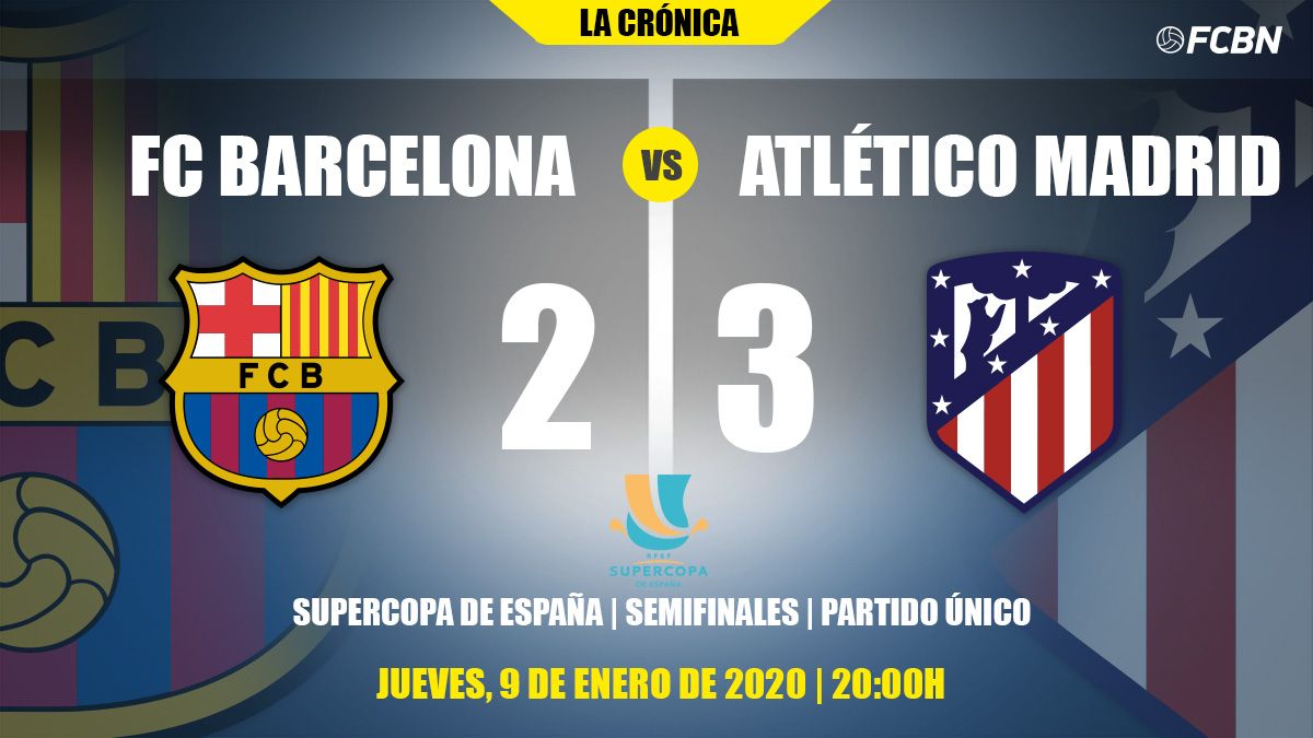 Atltico Nude Bara In Defense And Will Play The Final Of The Supercopa 2 3