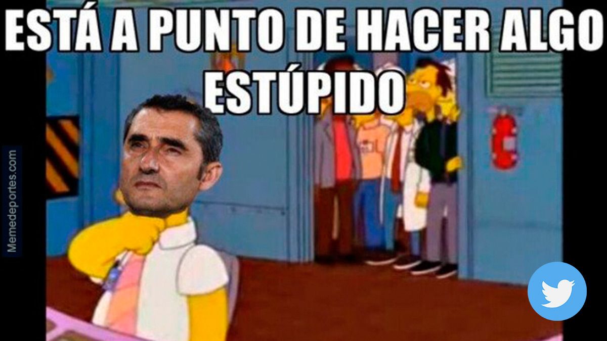 Ernesto Valverde, ridiculizado a través de las redes sociales