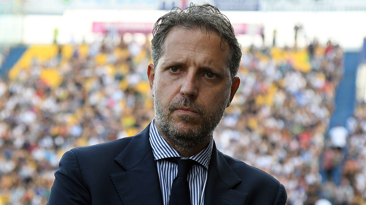 Fabio Paratici, sports director of Juventus, in a match of Serie A