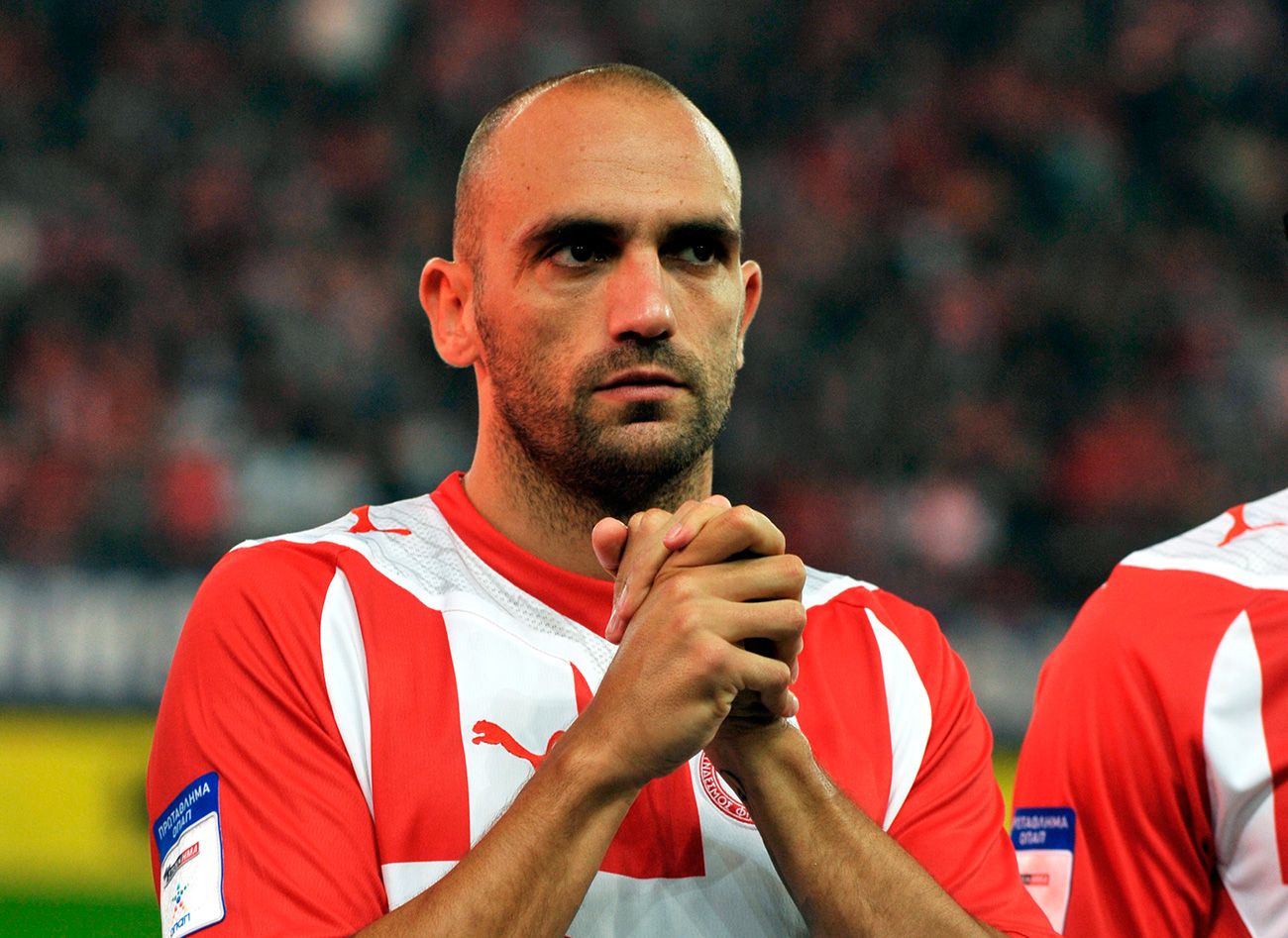 Raúl Bravo in his stage in the Olympiacos