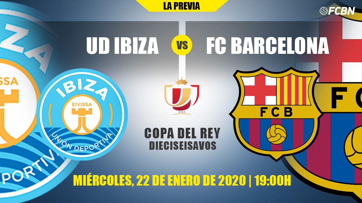 Previous of the Ibiza-Barça of Glass of Rey