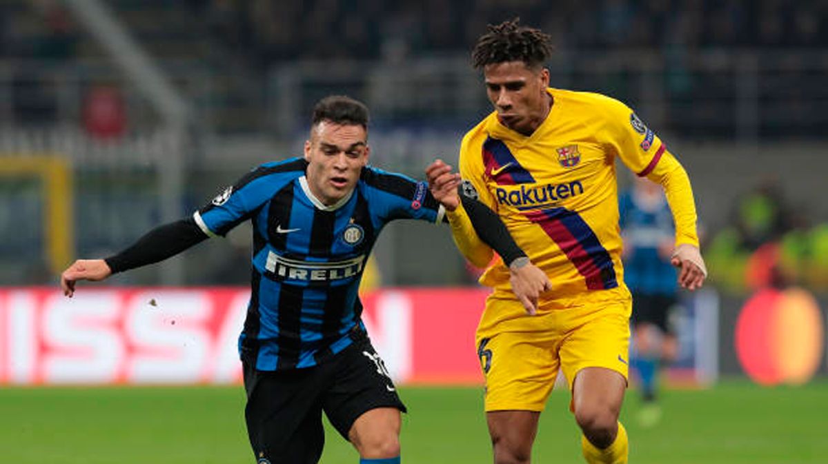 Lautaro, in a played with Todibo