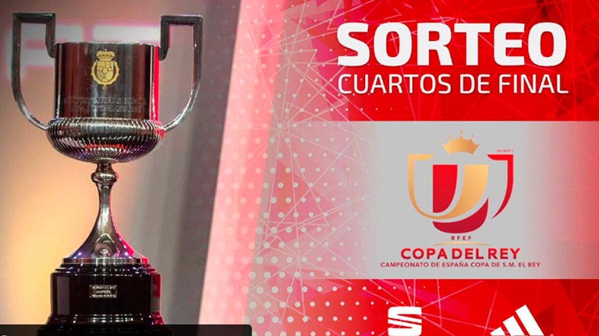 El póster de la RFEF para el Sorteo de los cuartos de final de la Copa del Rey | RFEF