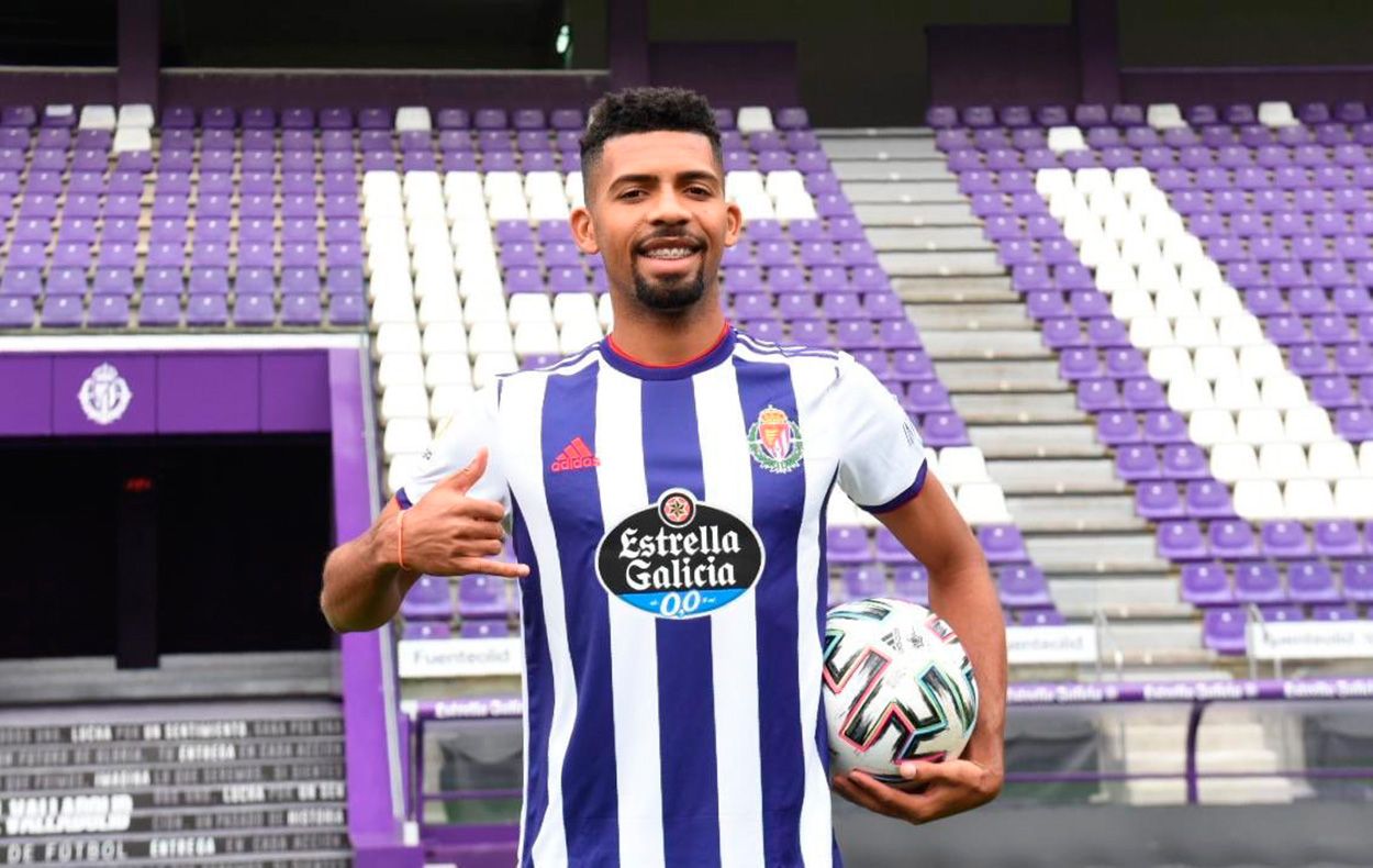 Matheus Fernandes, presentado con el Valladolid / Foto: Twitter Valladolid