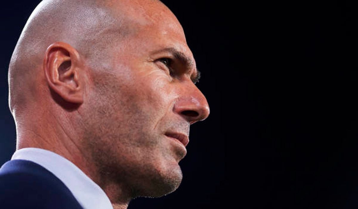 Zinedine Zidane, durante un partido