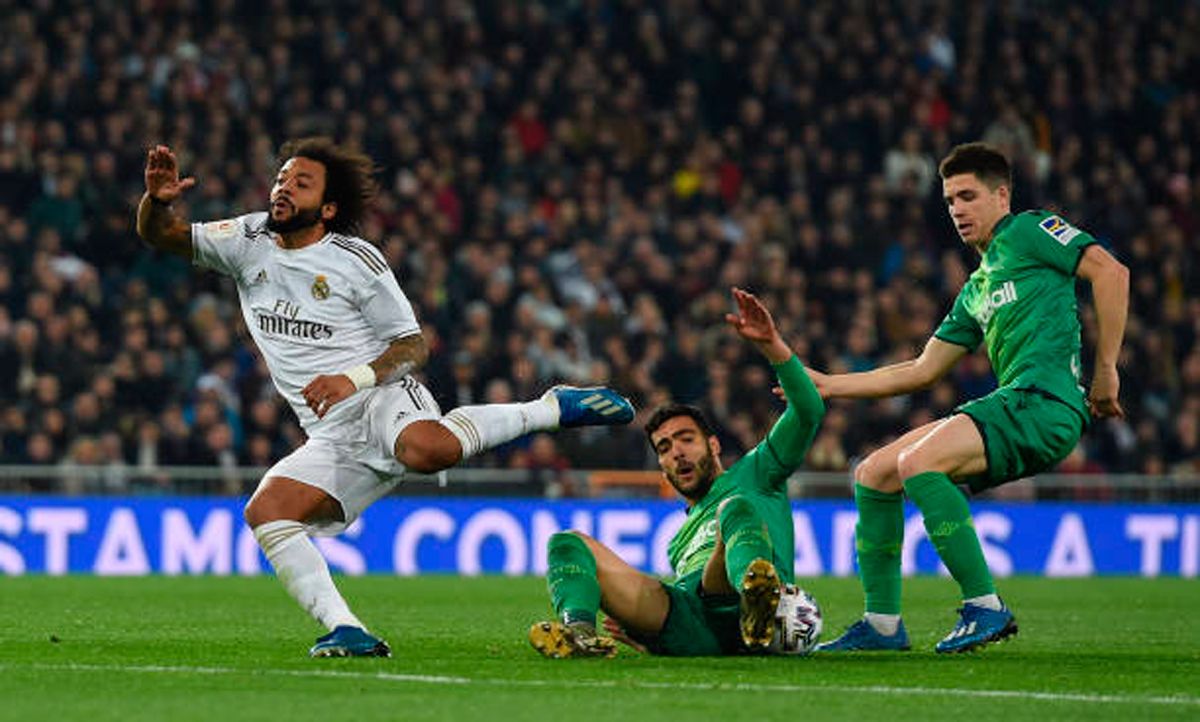 Marcelo, during the match of Copa del Rey