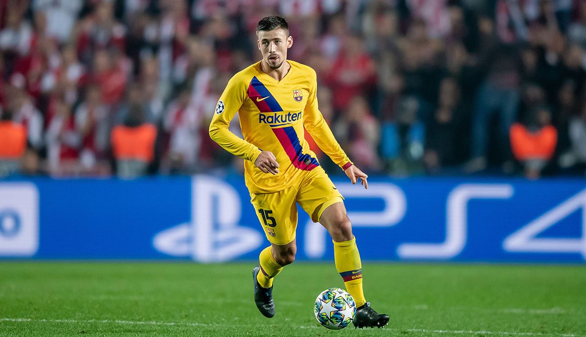 Clément Lenglet, during a match against the Real Betis