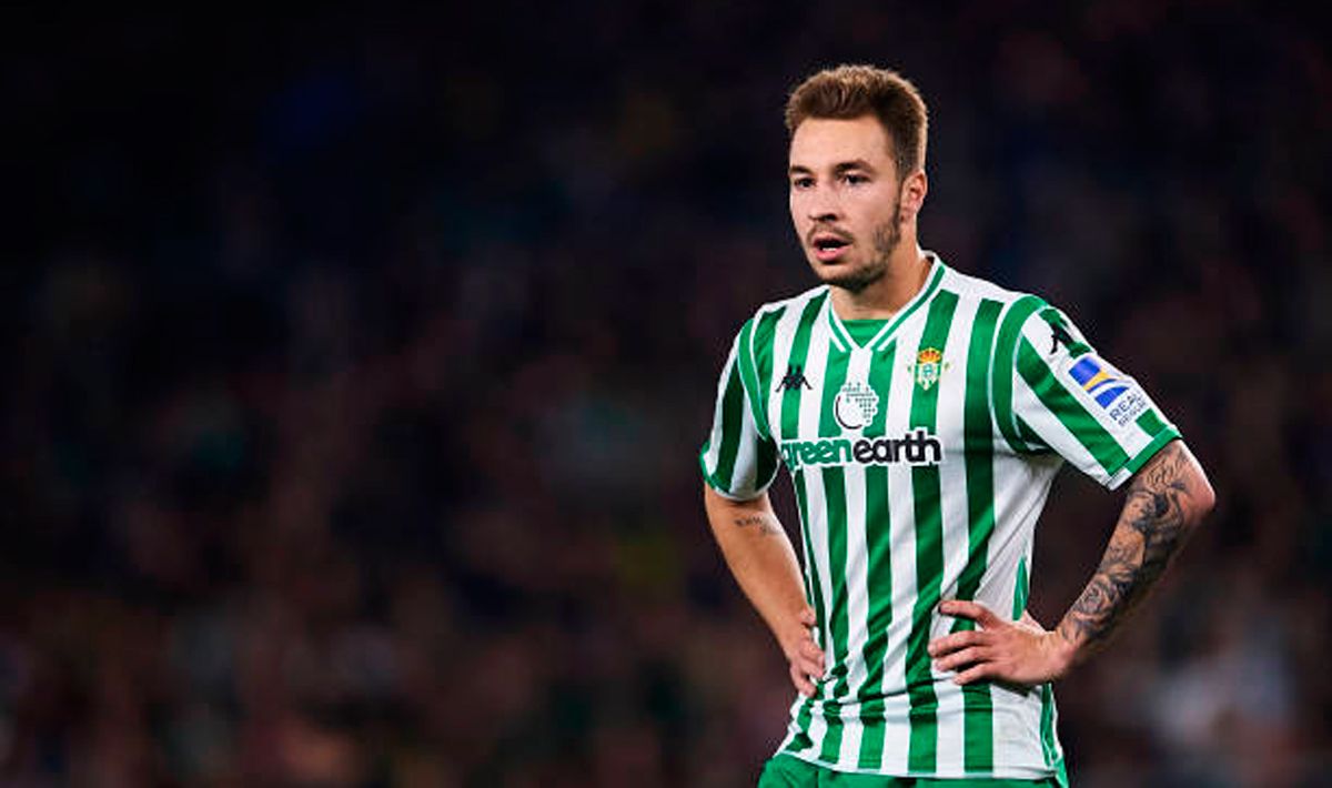 Loren, during a match of the Betis