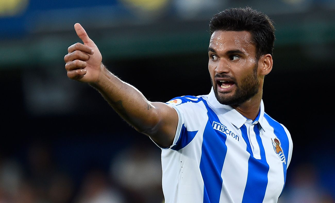 Willian José, forward of the Real Sociedad