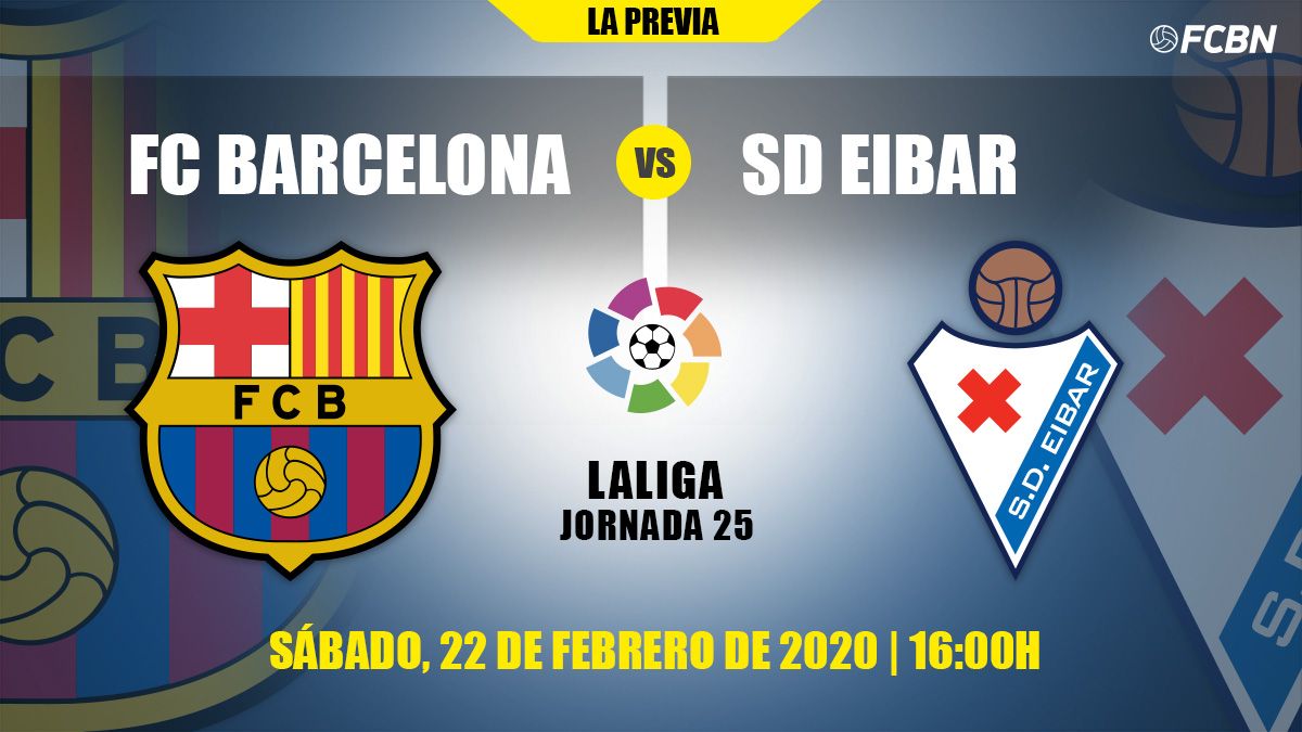 Previous of the FC Barcelona-Eibar of LaLiga
