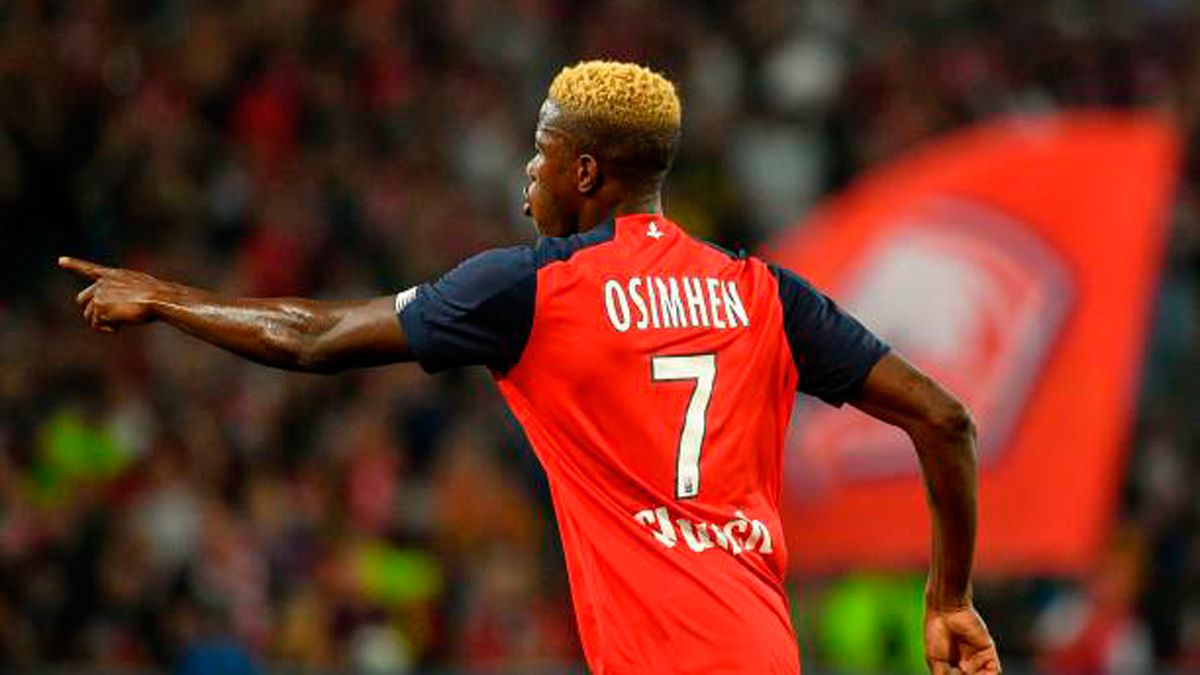 Victor Osimhen, promising forward of the Lille