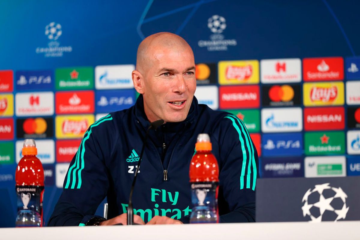 Zidane en rueda de prensa antes del Madrid-City