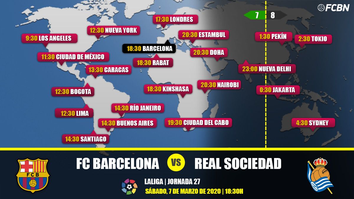 Schedules tv barcelona real sociedad