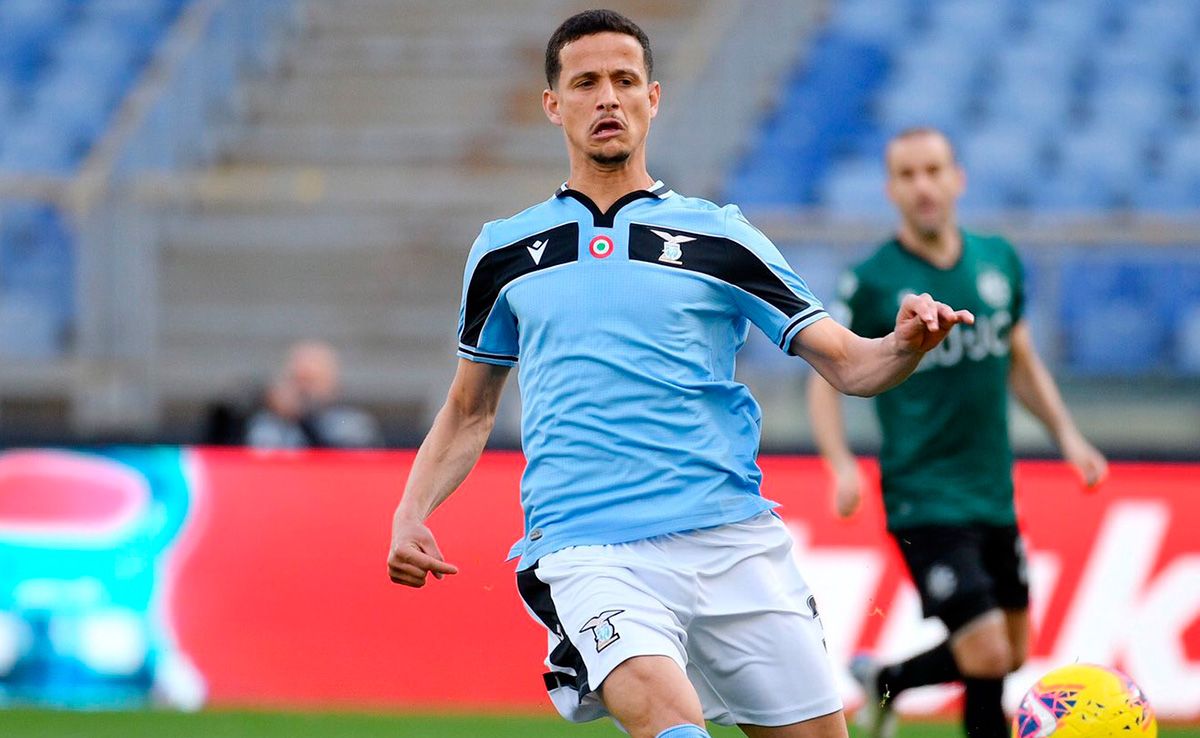 Luiz Felipe, central de la Lazio, en un partido / Foto: Twitter Lazio