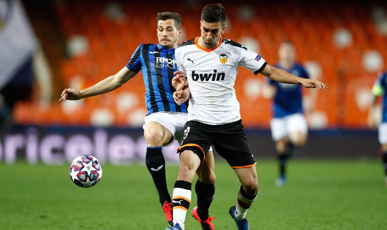 Ferran Torres in the party of Champions in front of the Atalanta / Photo: Twitter Ferran Torres