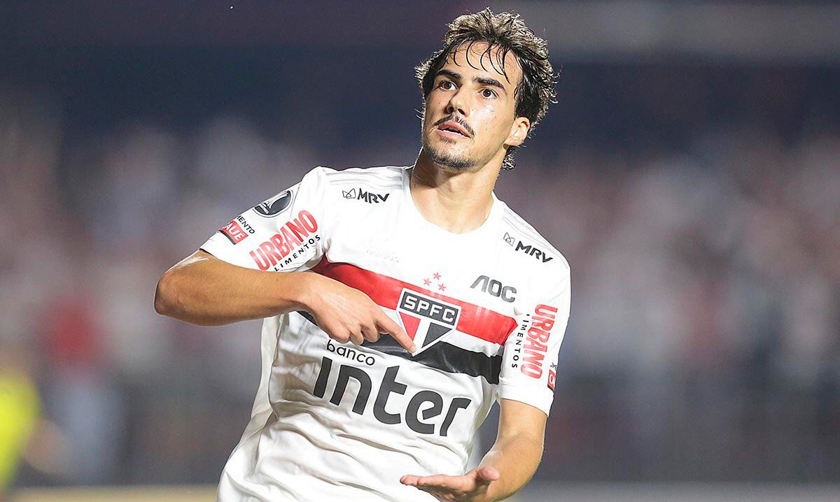 Igor Gomes celebra un gol con el Sao Paulo / Foto: Twitter Igor Gomes