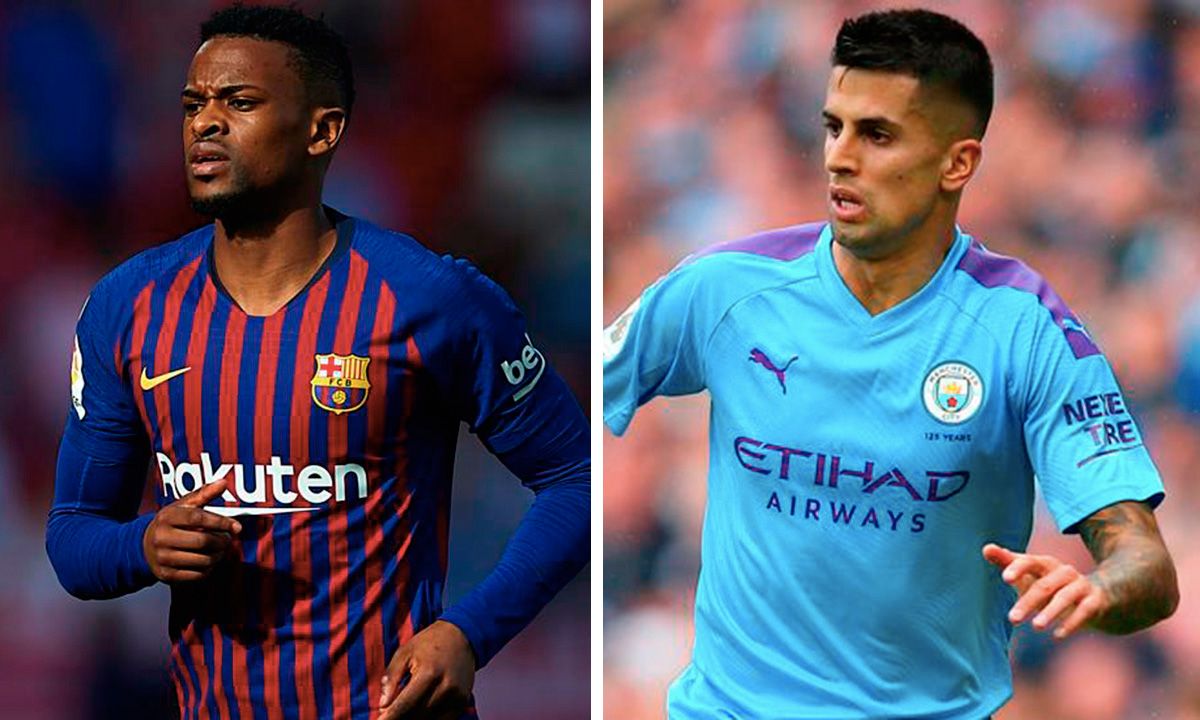 Nélson Semedo and Joao Cancelo, in matches with FC Barcelona and Manchester City