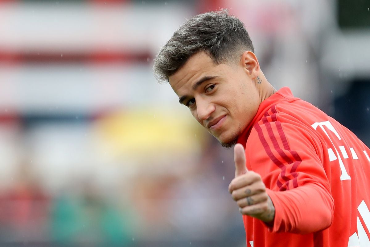 Coutinho, during a training