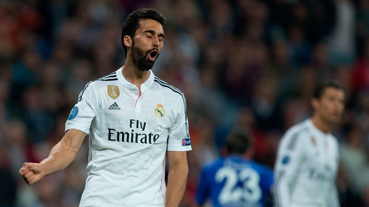 Álvaro Arbeloa in his stage as a Real Madrid player