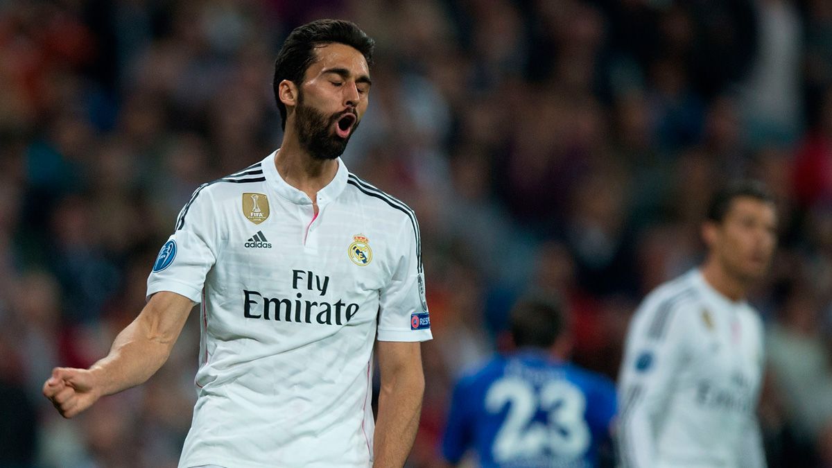 Álvaro Arbeloa en su etapa como jugador del Real Madrid